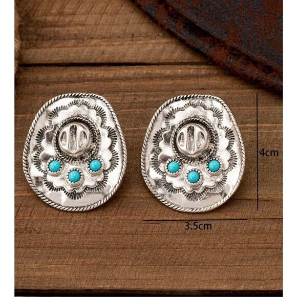 Cowboy Hat Earrings - Picture 4 of 5